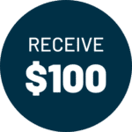 receive $100 graphic