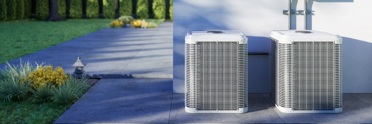 two brand new HVAC units 